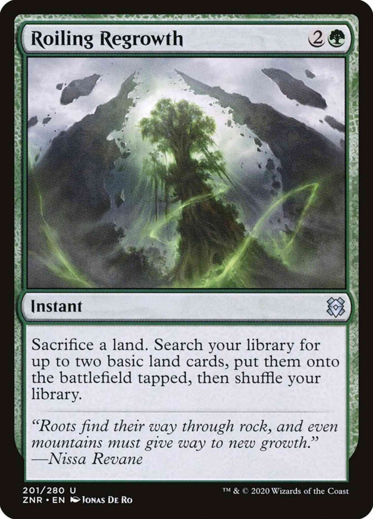Roiling Regrowth [201] [Zendikar Rising] [Non-Foil]