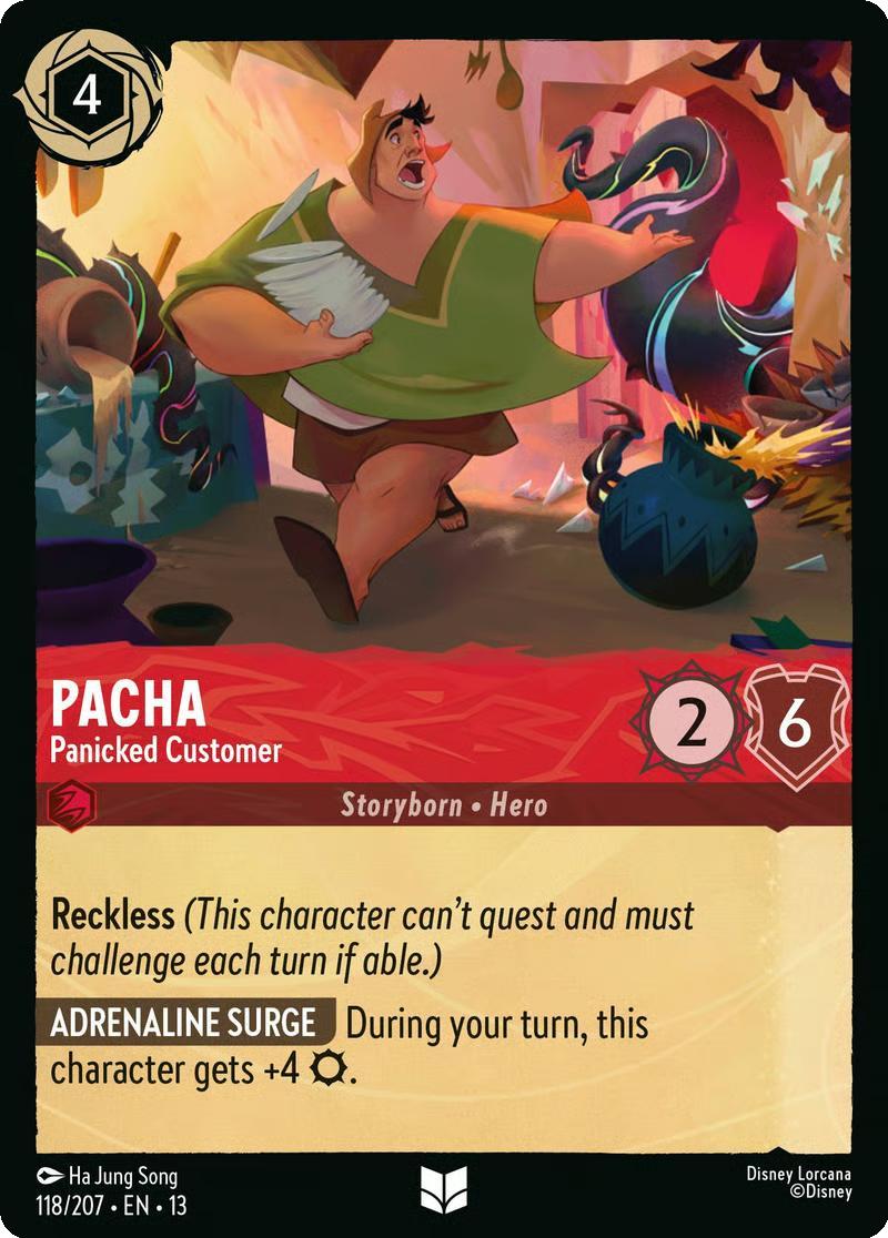 Pacha - Panicked Customer - 118/204 [Attack of the Vine!] [Non-Foil]
