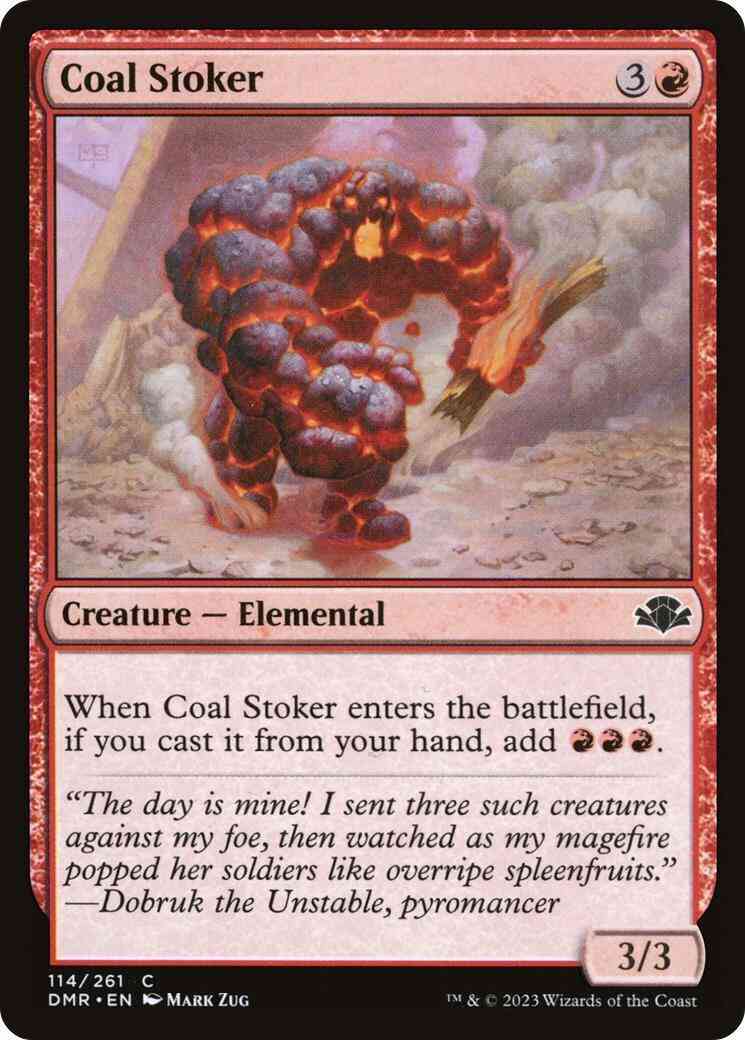 Coal Stoker [114] [Dominaria Remastered] [Non-Foil]
