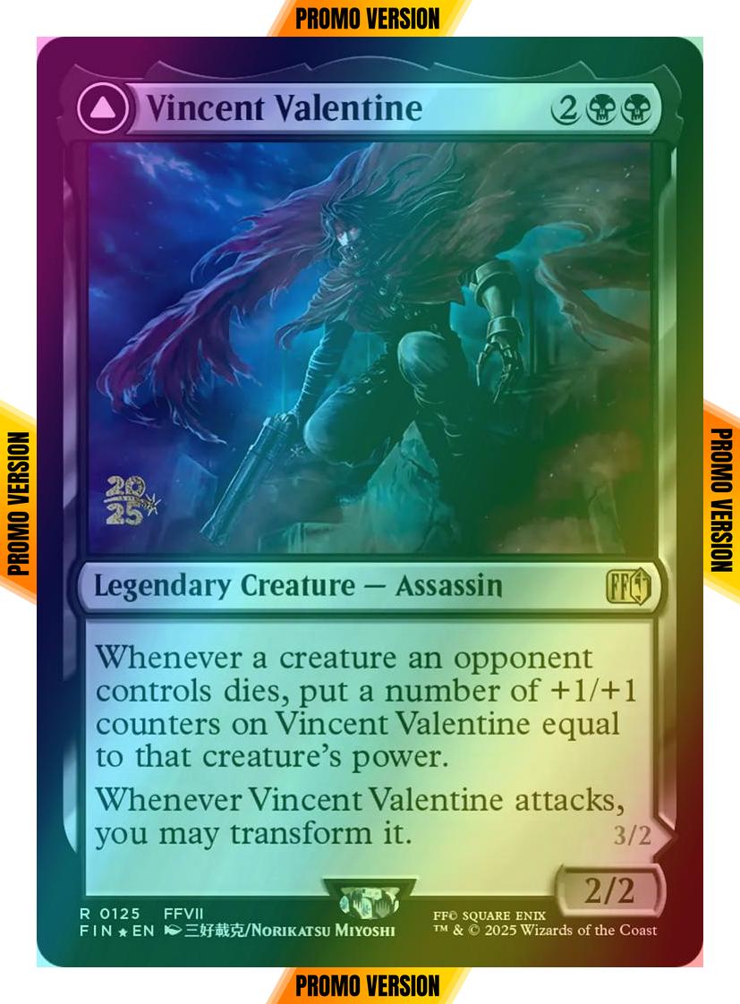 Vincent Valentine // Galian Beast [125s] [Prerelease] [FINAL FANTASY: Promos] [Foil]