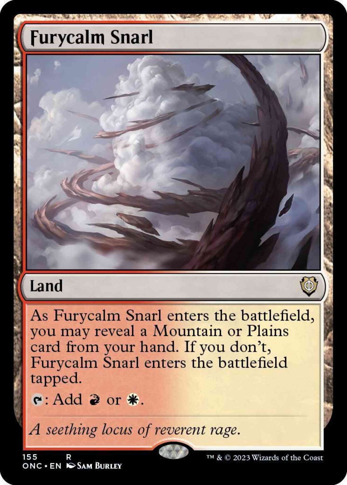 Furycalm Snarl [155] [Phyrexia: All Will Be One: Commander] [Non-Foil]