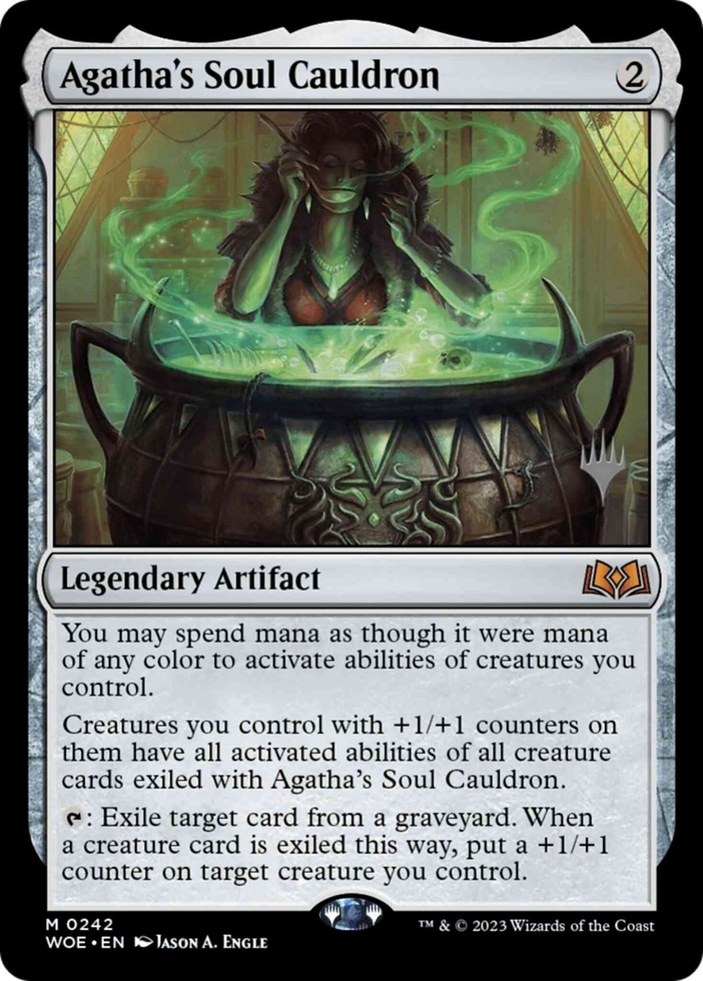 Agatha's Soul Cauldron [242p] [Promo Pack] [Wilds of Eldraine: Promos] [Non-Foil]