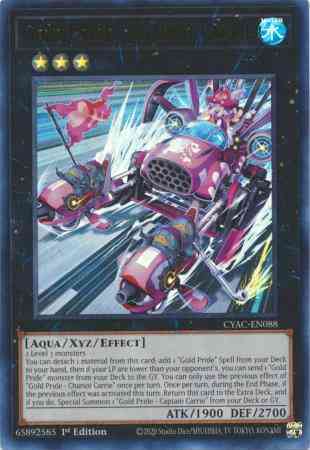 Gold Pride - Chariot Carrie - CYAC-EN088 - Ultra Rare - 1st Edition