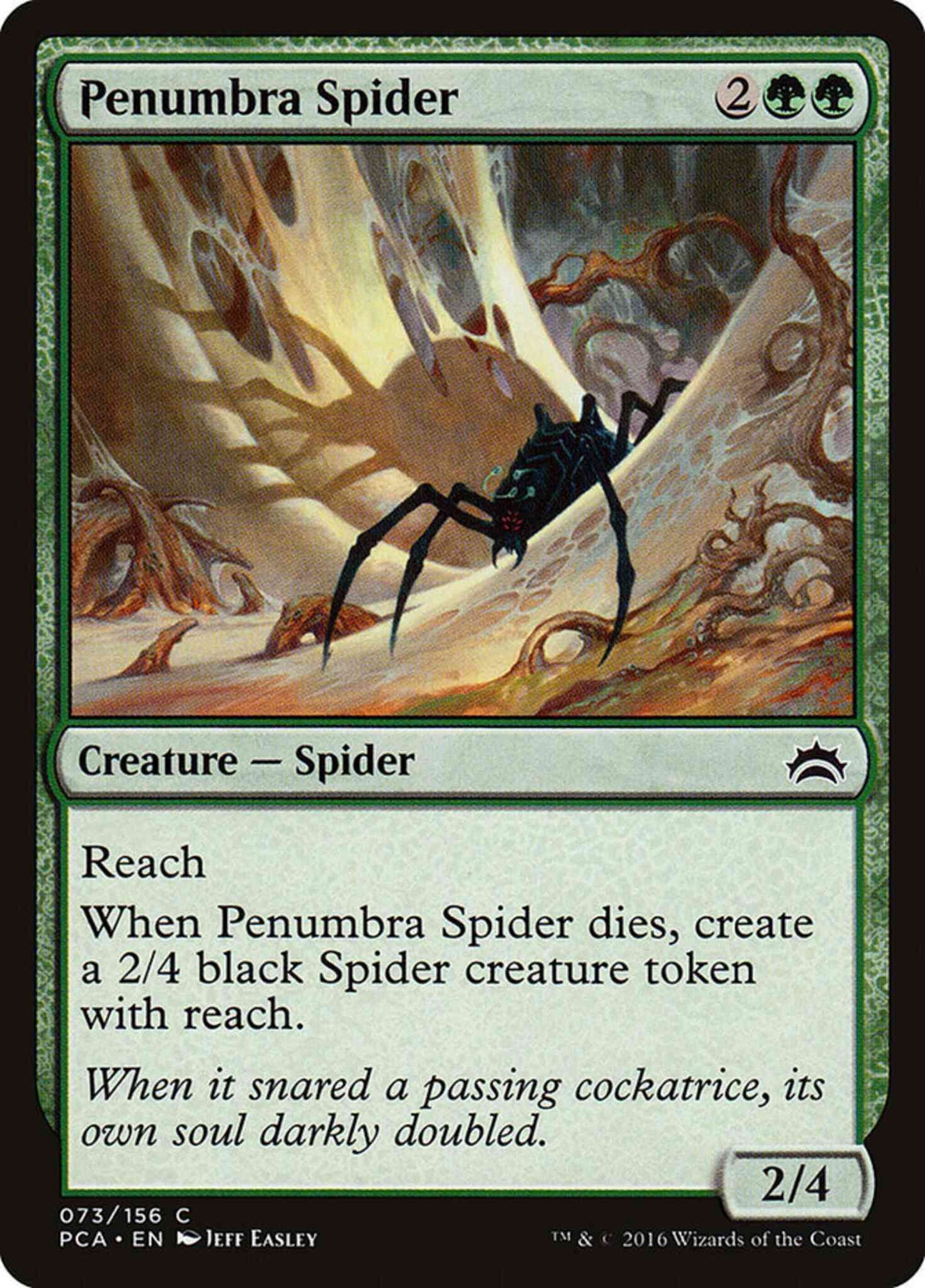Penumbra Spider [73] [Planechase Anthology] [Non-Foil]