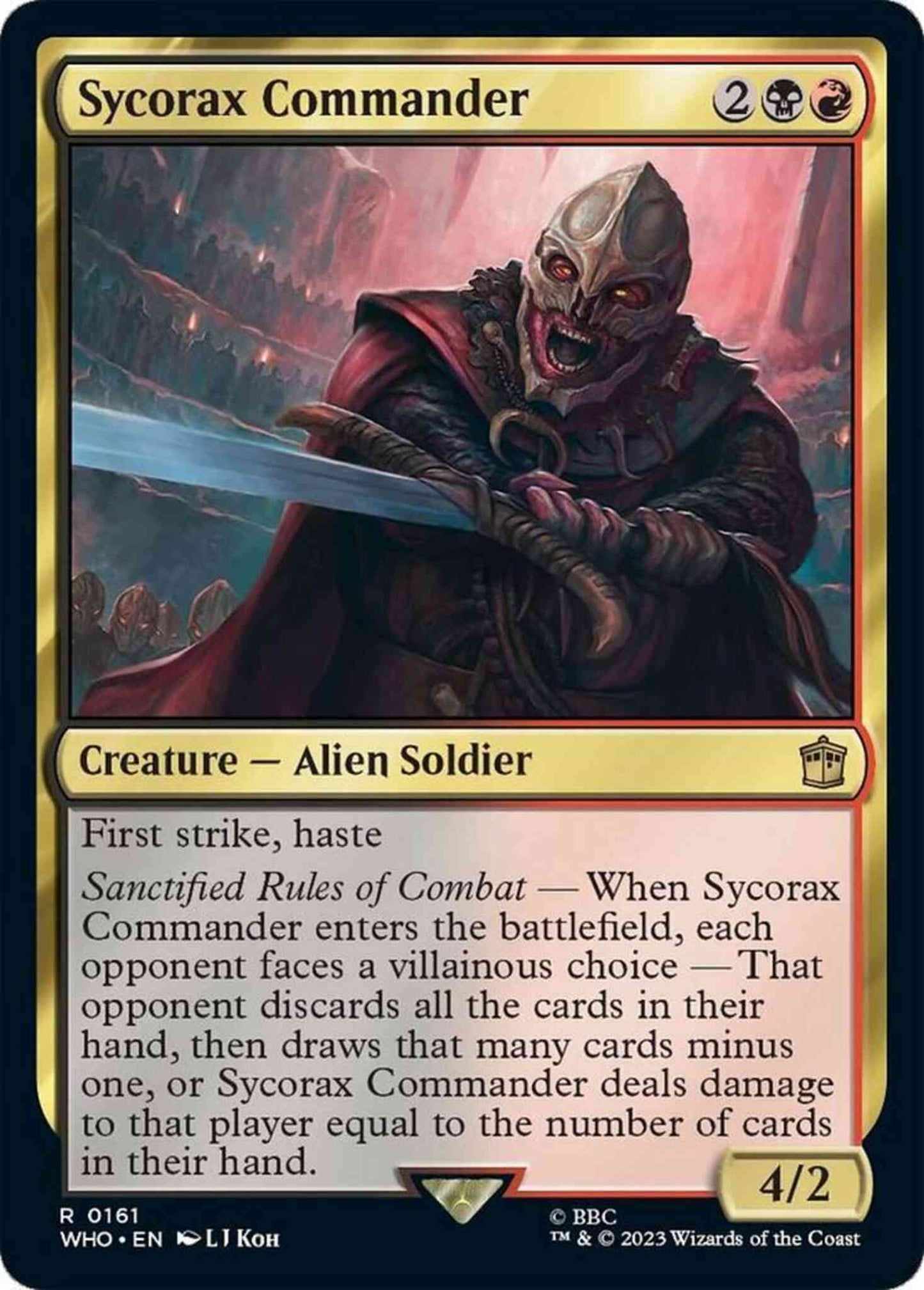 Sycorax Commander [161] [Universes Beyond: Doctor Who] [Non-Foil]