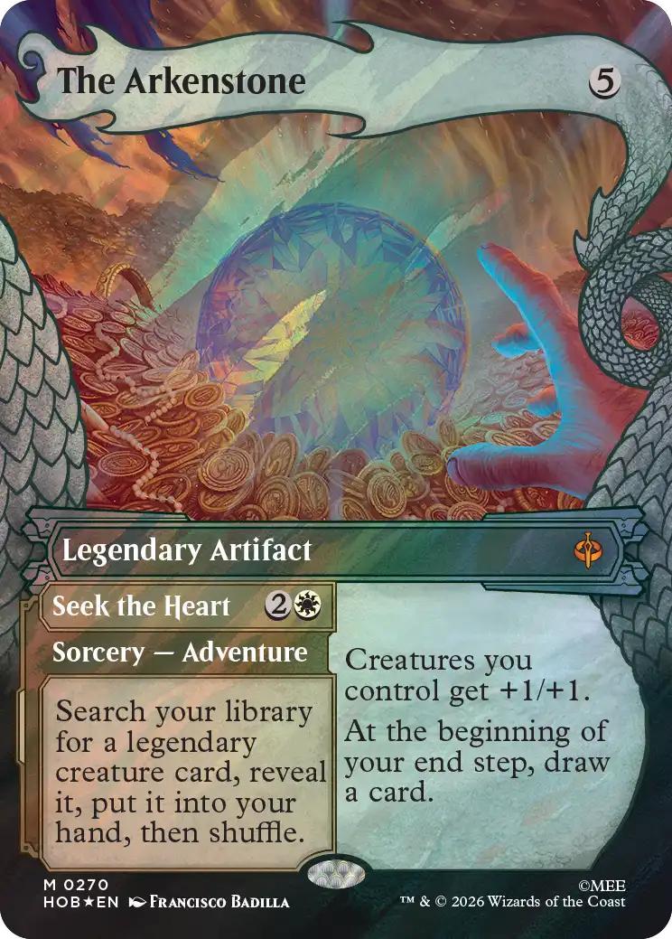 The Arkenstone [270] [Borderless] [Dragon Hoard] [The Hobbit] [Surge Foil]
