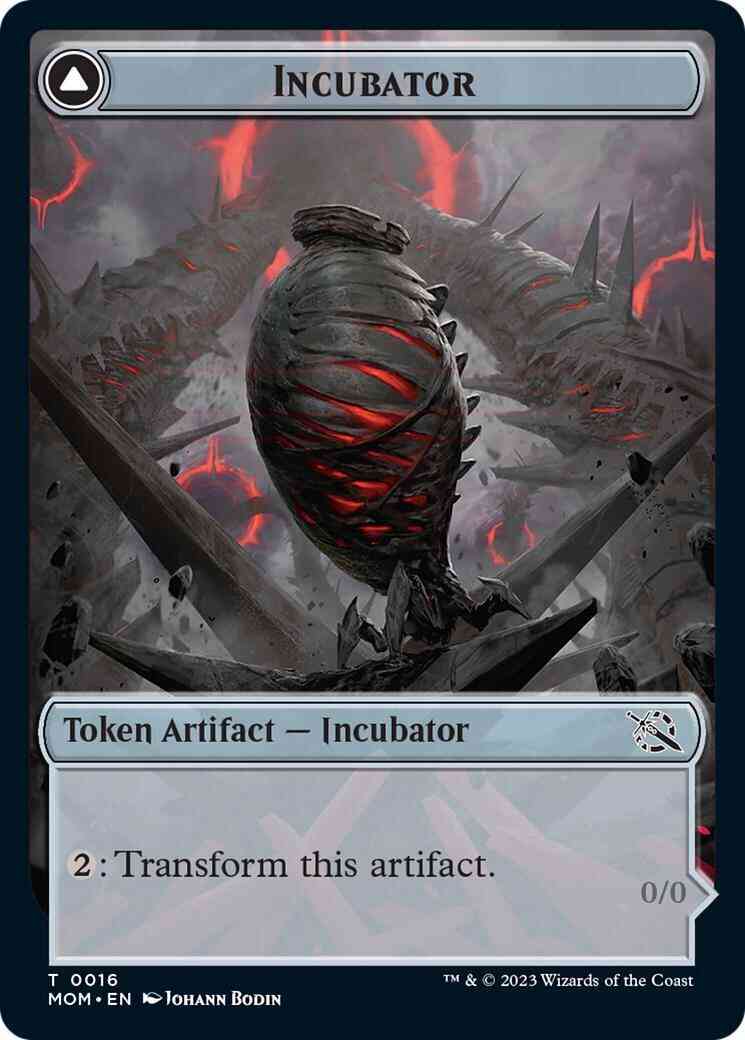 Incubator Token (16) // Phyrexian Token (16) [16] [March of the Machine: Tokens] [Non-Foil]