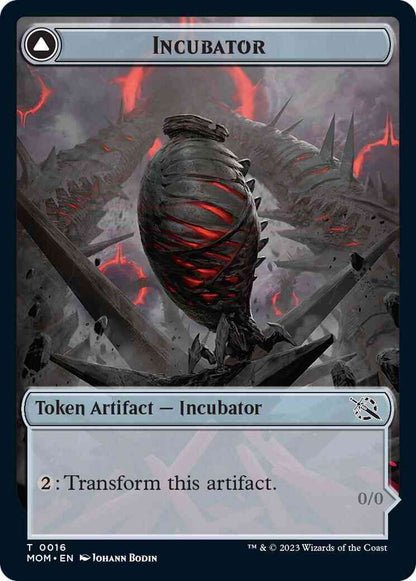 Incubator Token (16) // Phyrexian Token (16) [16] [March of the Machine: Tokens] [Non-Foil]