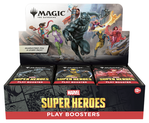 Marvel Super Heroes - Play Booster Box – Face to Face Games