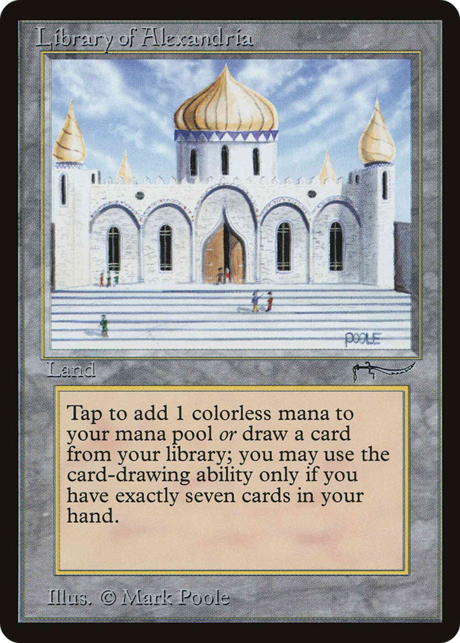 Library of Alexandria 土地カード Library of Alexandria 土地カード