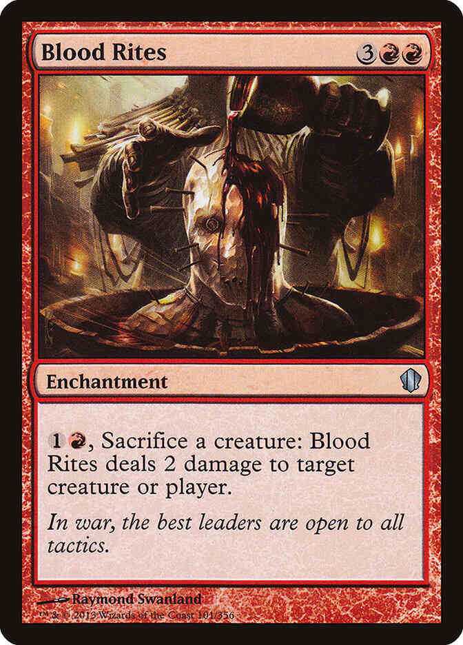 Blood Rites [101] [Commander 2013] [Non-Foil]