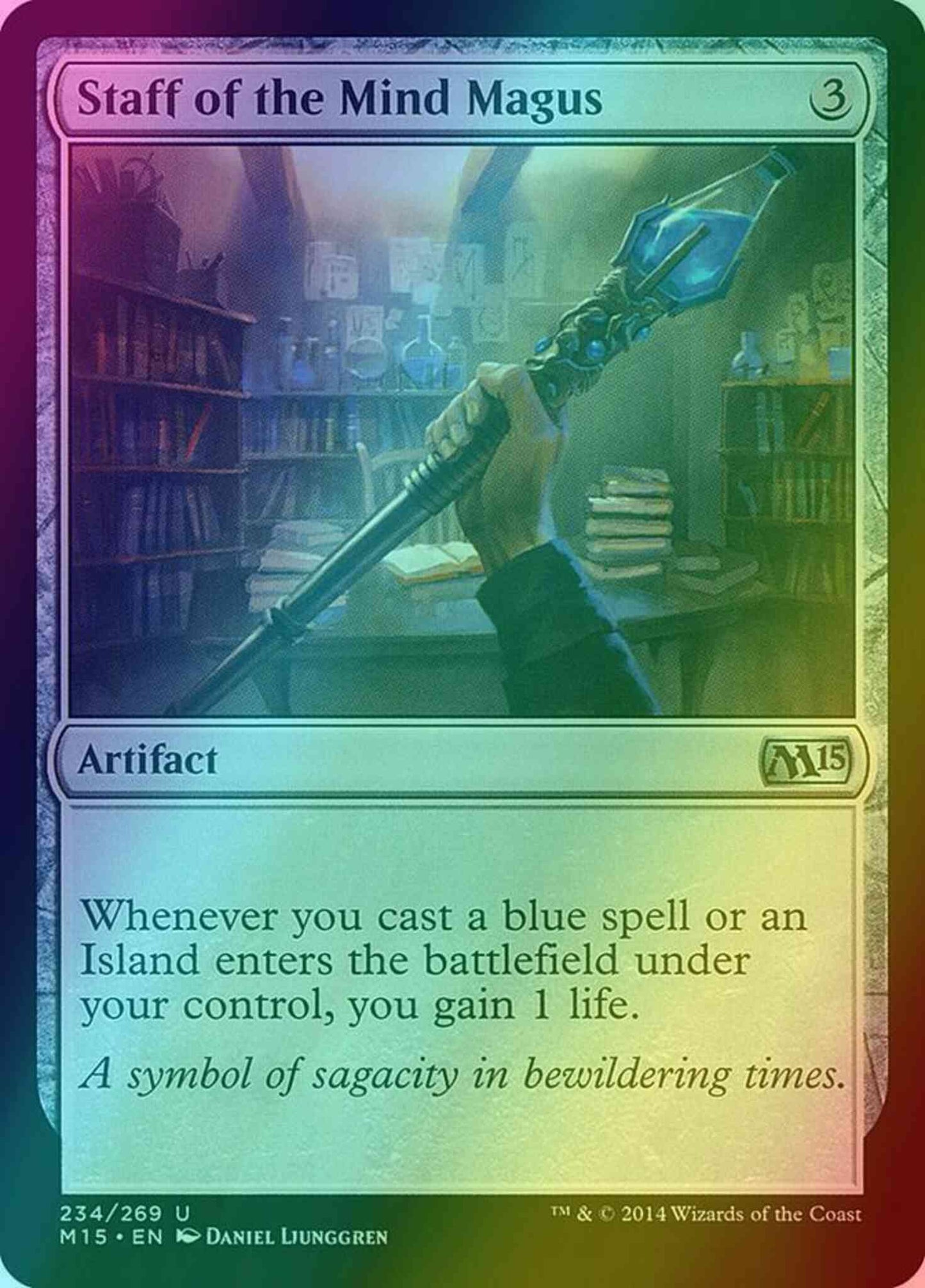 Staff of the Mind Magus [234] [Magic 2015] [Foil]