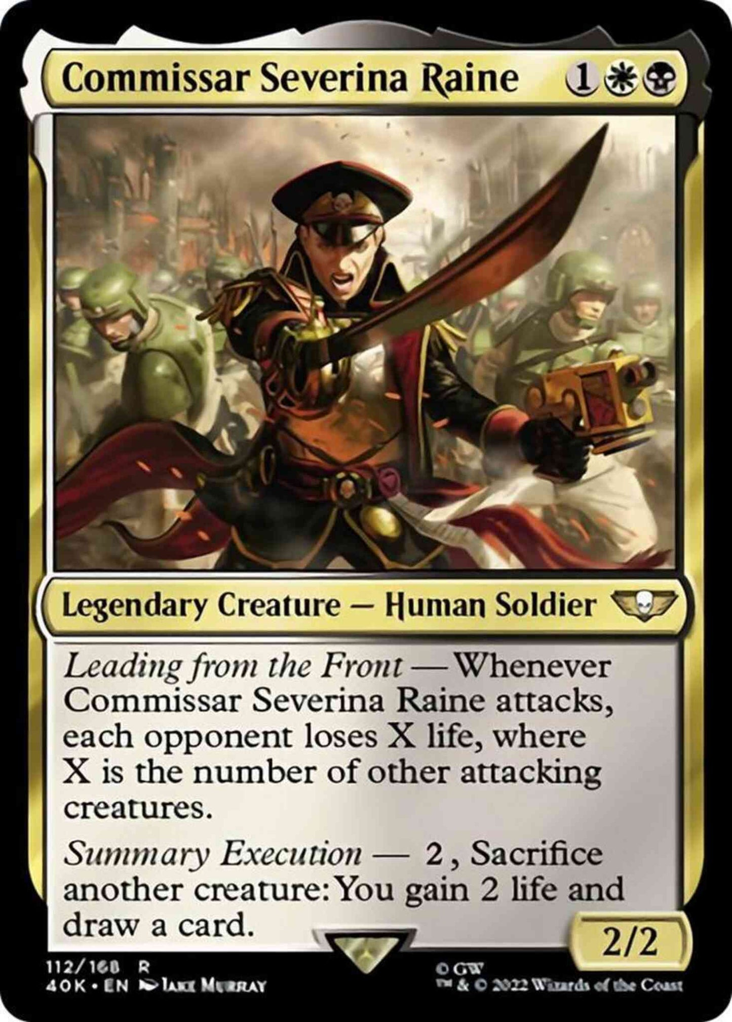 Commissar Severina Raine [112] [Universes Beyond: Warhammer 40,000] [Non-Foil]