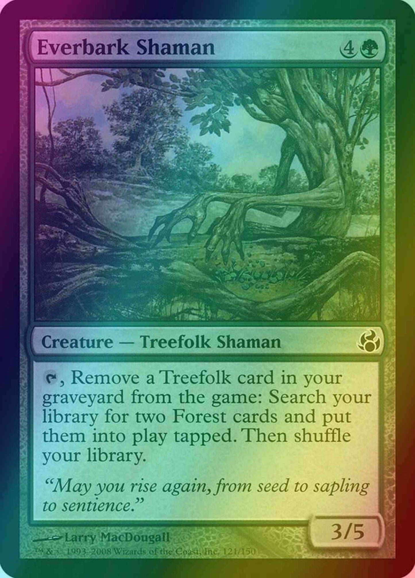 Everbark Shaman [121] [Morningtide] [Foil]