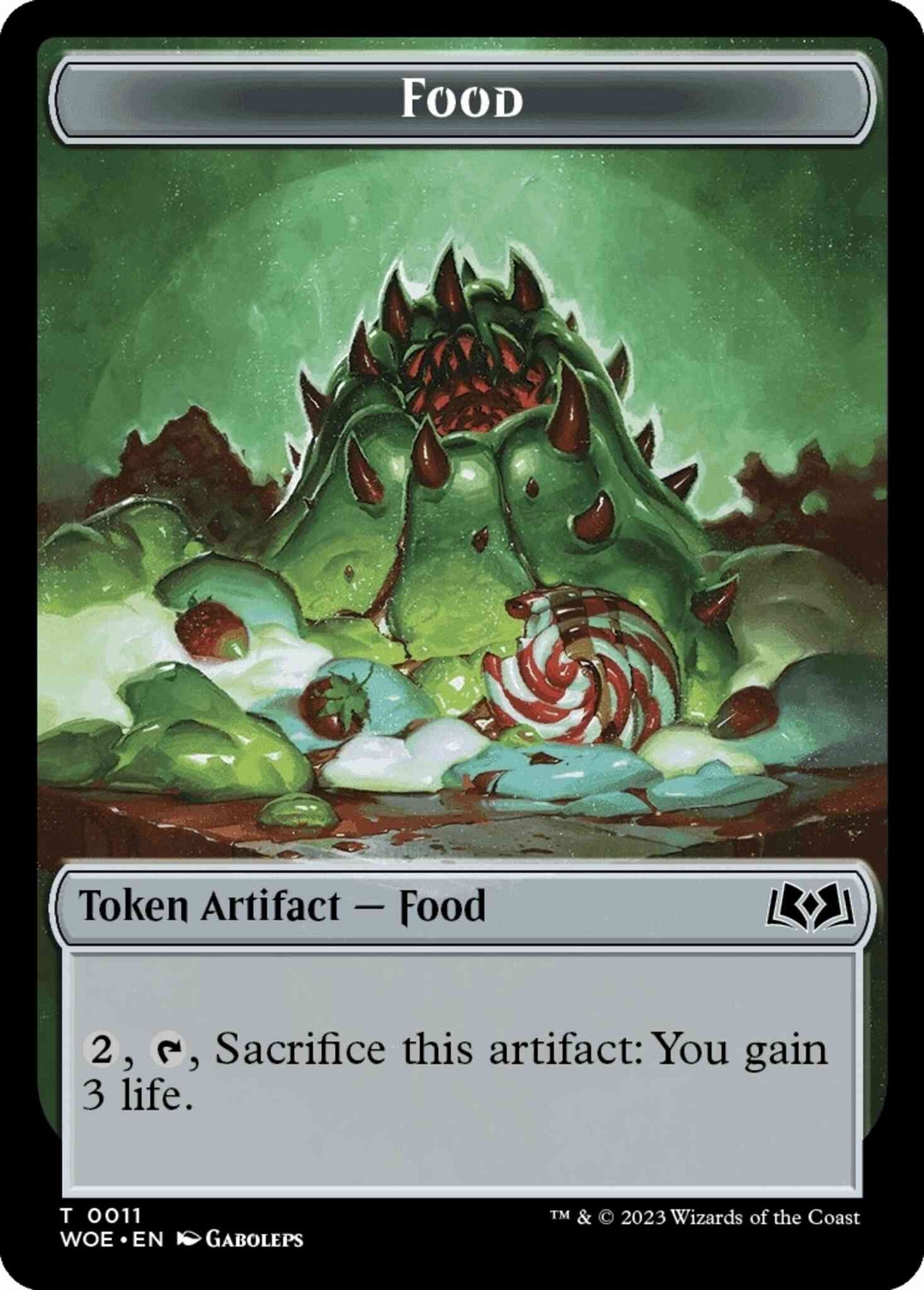 Food Token [11] [Wilds of Eldraine: Tokens] [Non-Foil]