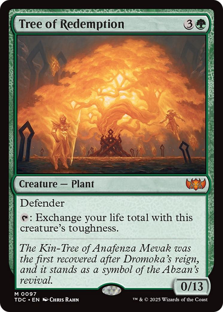 Tree of Redemption [97] [Tarkir: Dragonstorm: Commander] [Non-Foil]