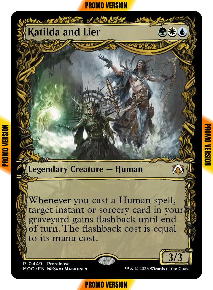 Katilda and Lier [449] [Planar Showcase] [Prerelease] [March of the Machine: Commander] [Non-Foil]