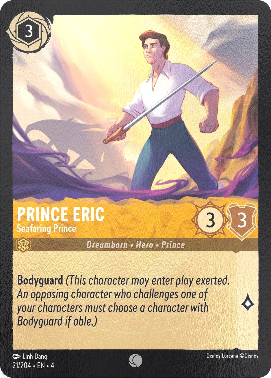 Prince Eric - Seafaring Prince - 21/204 [Ursula's Return] [Cold Foil]