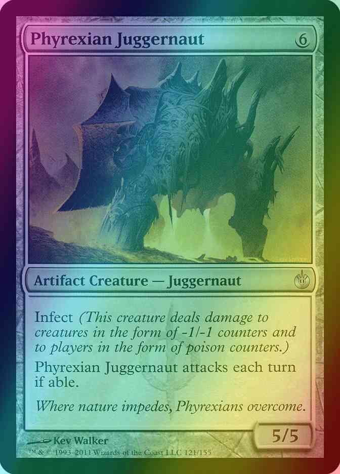 Phyrexian Juggernaut [121] [Mirrodin Besieged] [Foil]