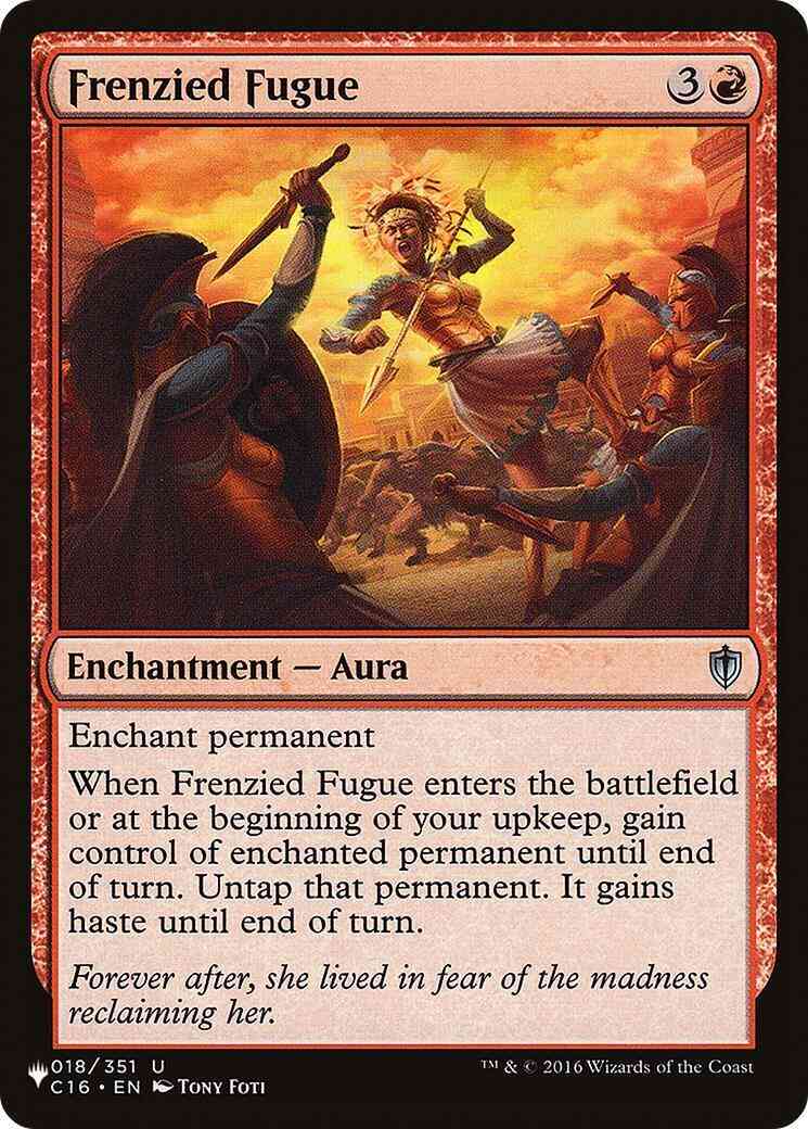 Frenzied Fugue [C16-18] [The List] [Non-Foil]