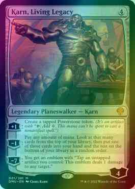 Karn, Living Legacy [1] [Dominaria United] [Foil]