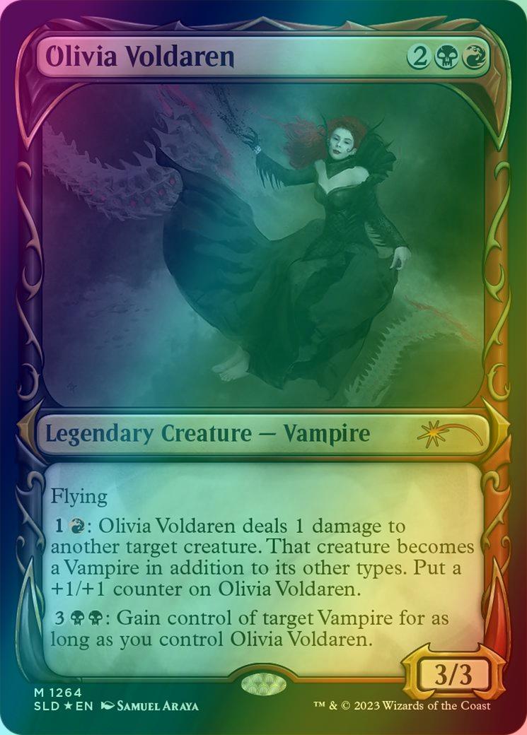 Olivia Voldaren [1264] [Planar Showcase] [Showcase: MOM Vol. 1] [Secret Lair Drop] [Halo Foil]