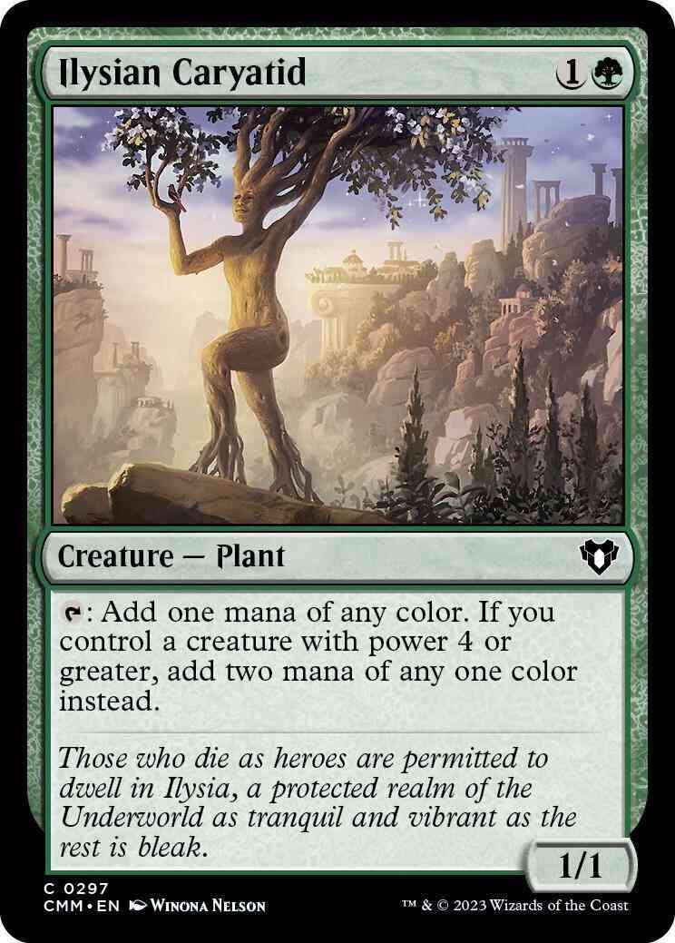 Ilysian Caryatid [297] [Commander Masters] [Non-Foil]