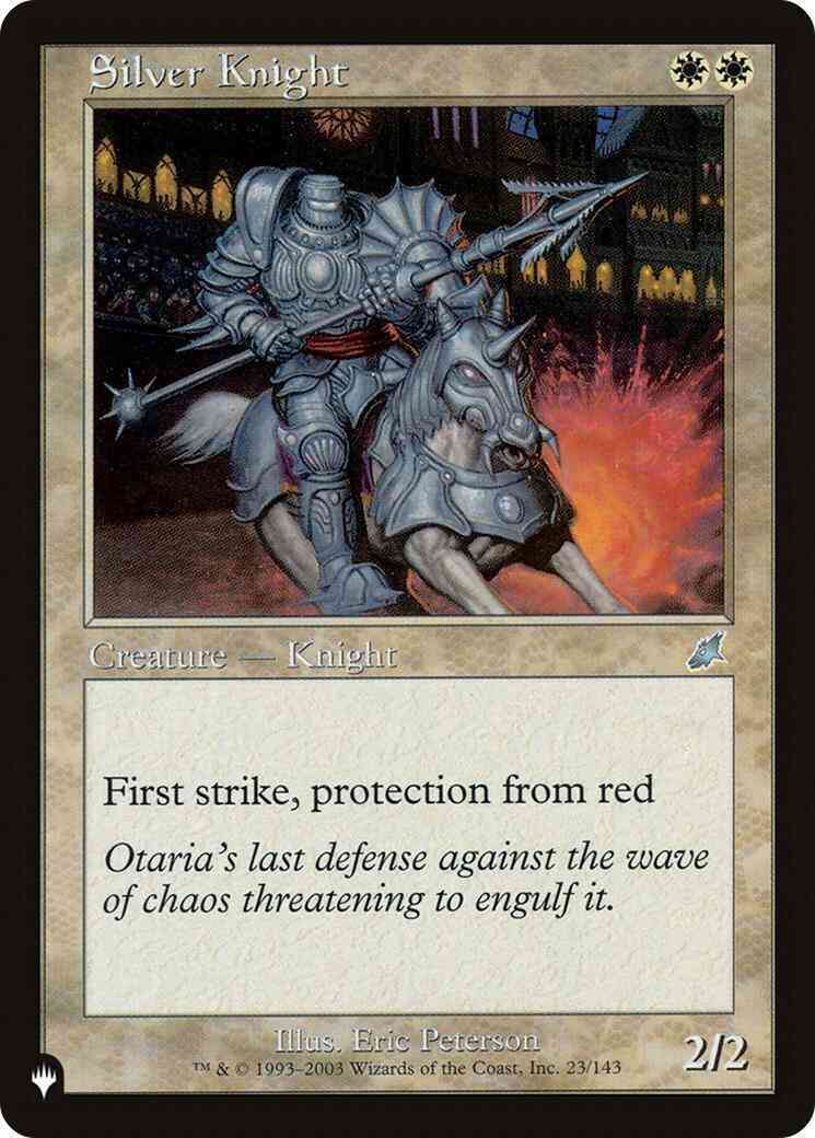 Silver Knight [SCG-23] [The List] [Non-Foil]
