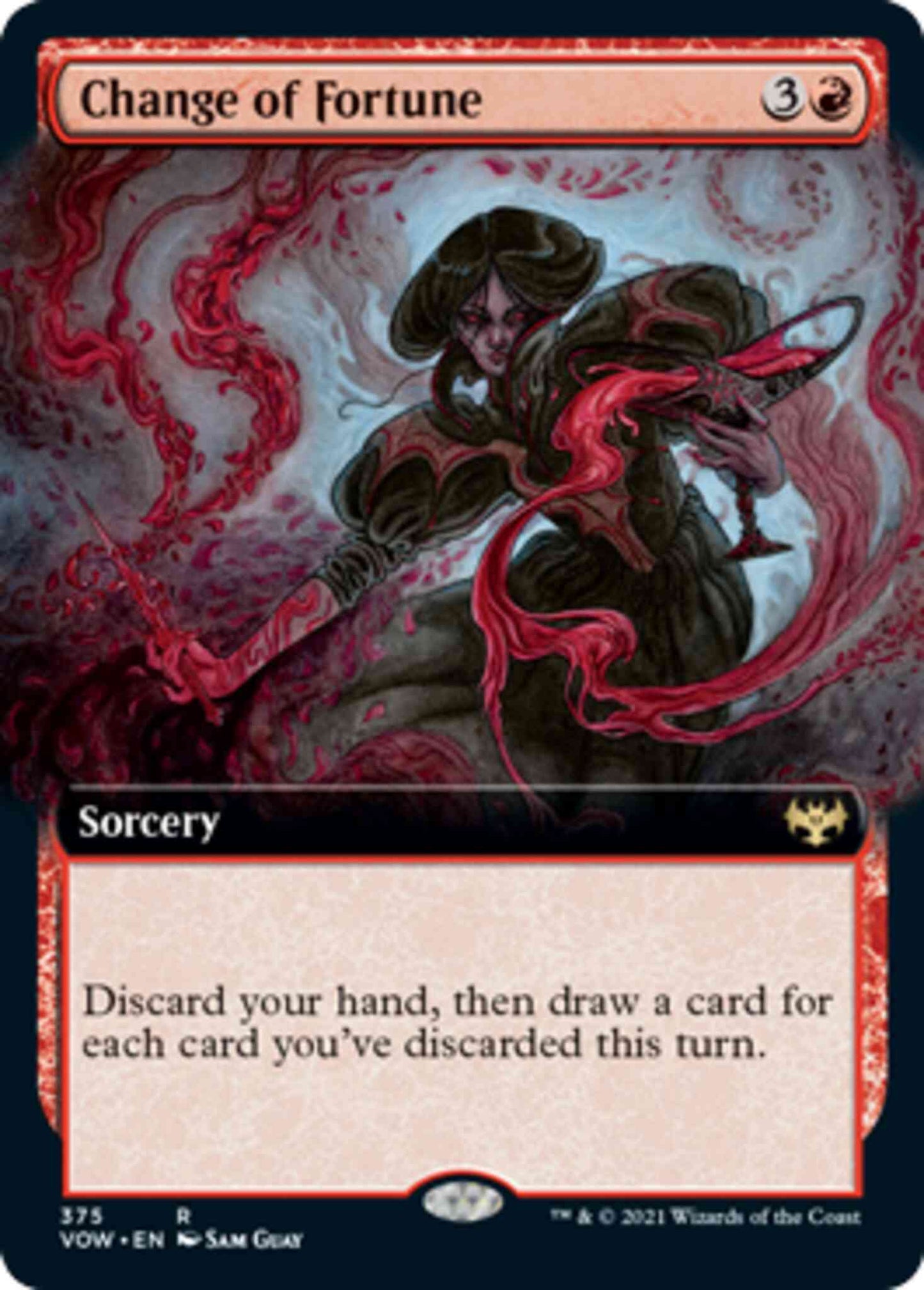 Change of Fortune [375] [Extended Art] [Innistrad: Crimson Vow] [Non-Foil]