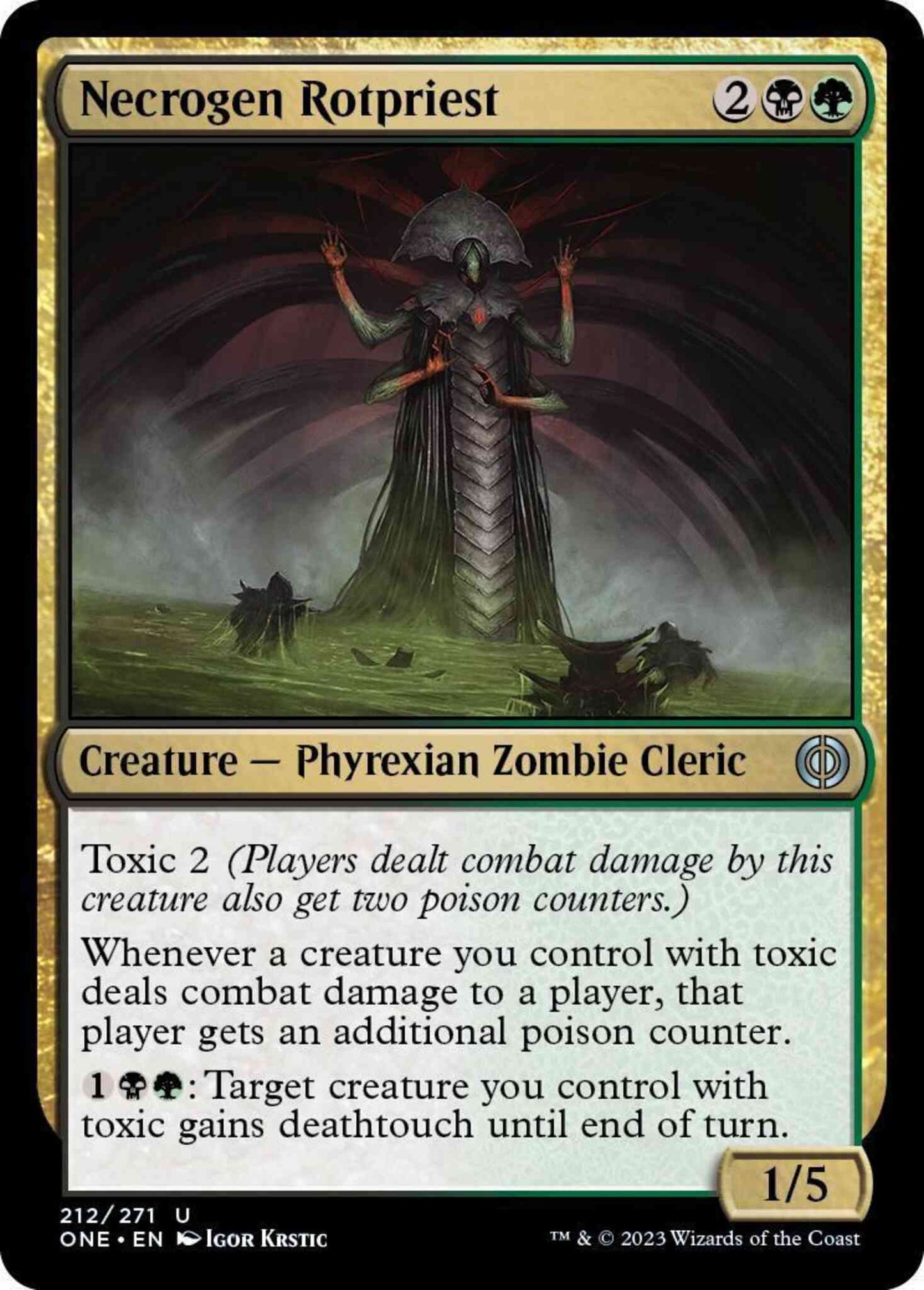 Necrogen Rotpriest [212] [Phyrexia: All Will Be One] [Non-Foil]