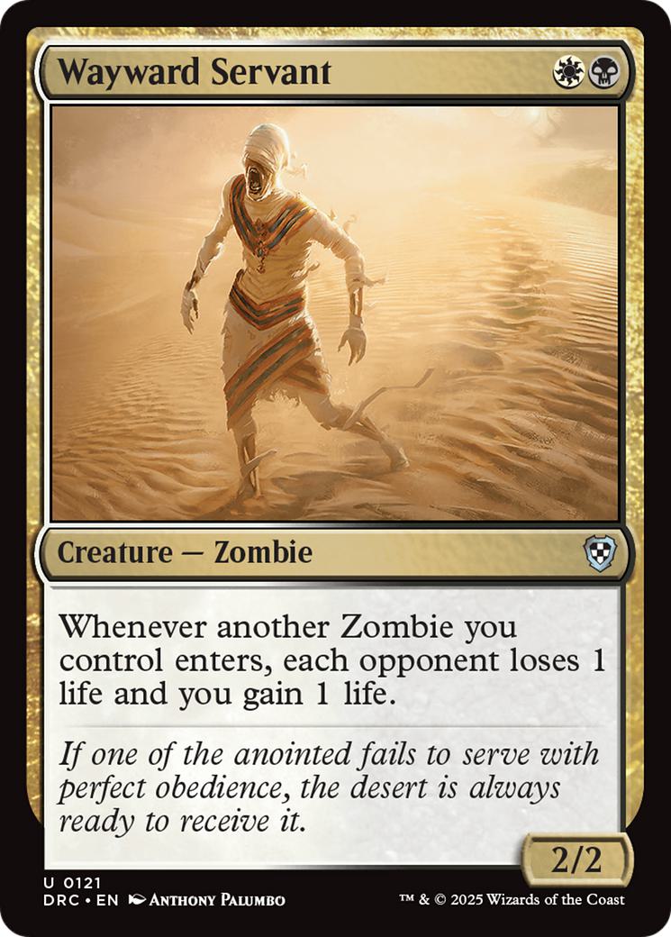 Wayward Servant [121] [Aetherdrift: Commander] [Non-Foil]