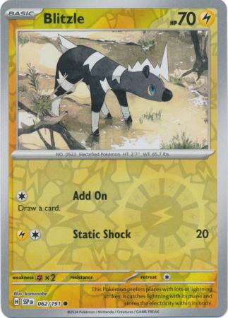 Blitzle - 062/191 - Common [sv08-062] [Reverse Holo]