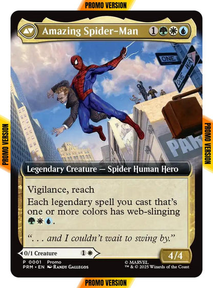 Peter Parker // Amazing Spider-Man [2025-22] [Extended Art] [PRM-0001] [Media and Collaboration Promos] [Non-Foil]