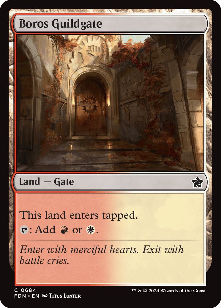 Boros Guildgate [684] [Foundations] [Non-Foil]