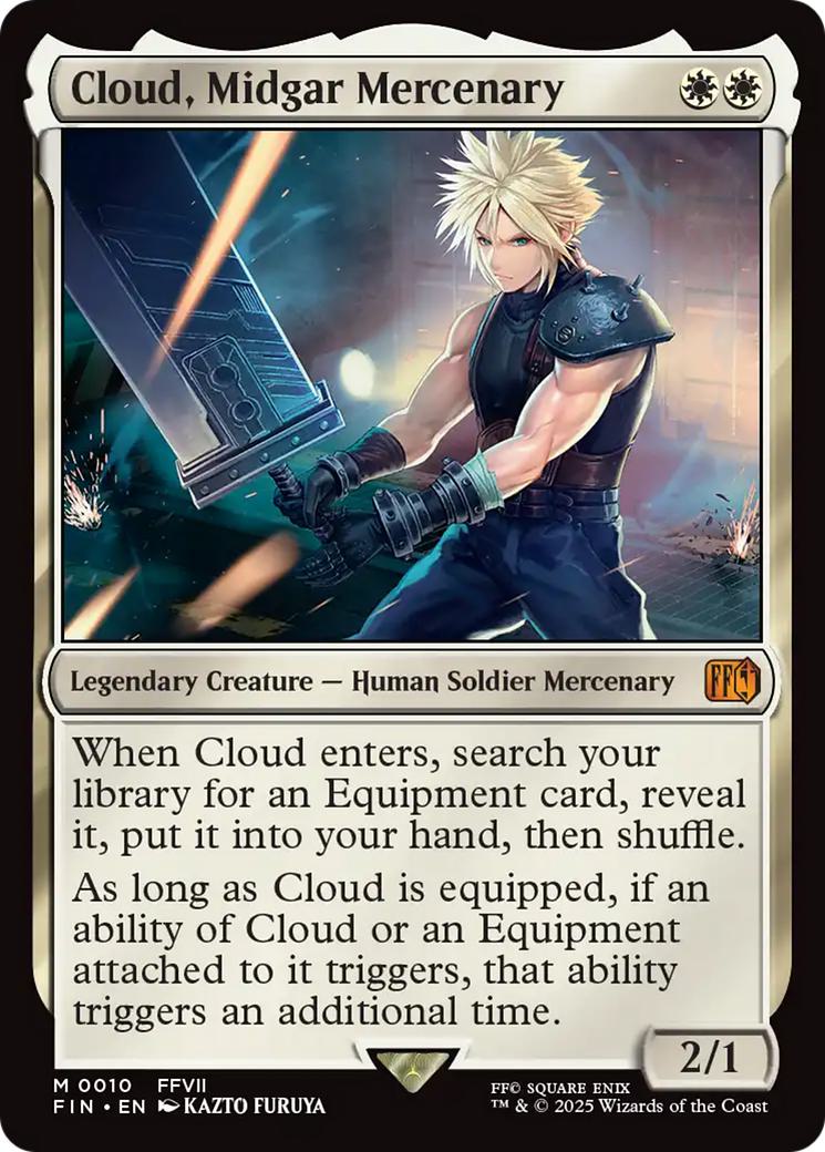 Cloud, Midgar Mercenary [10] [FINAL FANTASY] [Non-Foil]