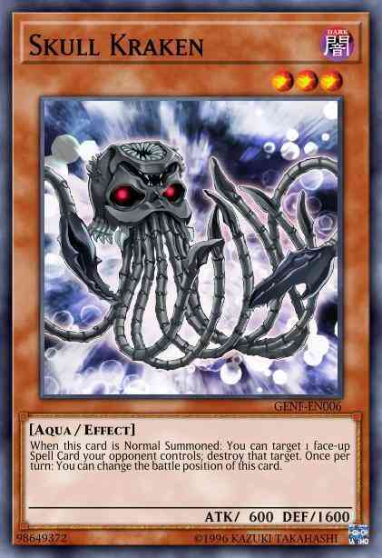 Skull Kraken - SP13-EN007 - Common - 1st Edition