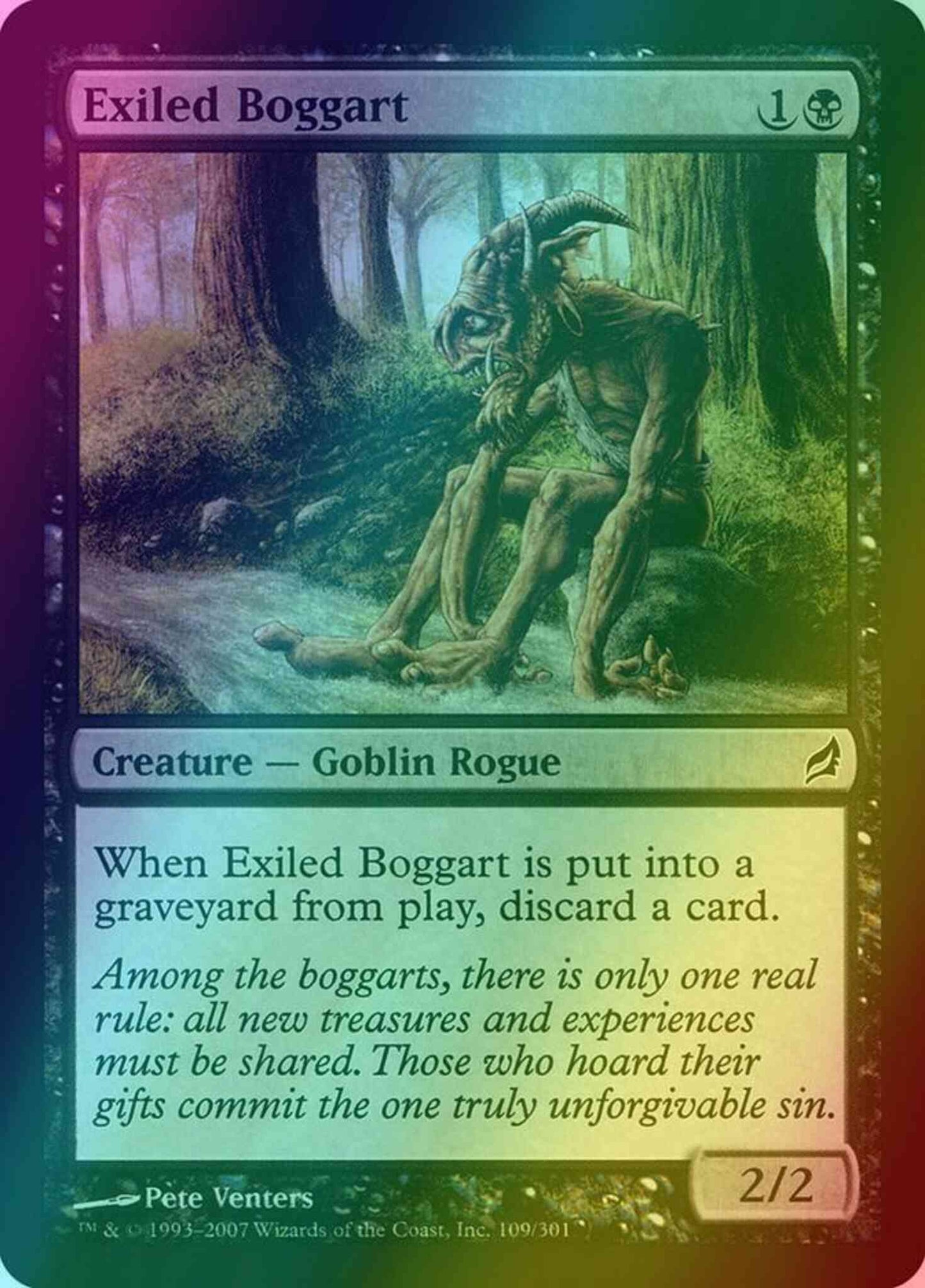 Exiled Boggart [109] [Lorwyn] [Foil]