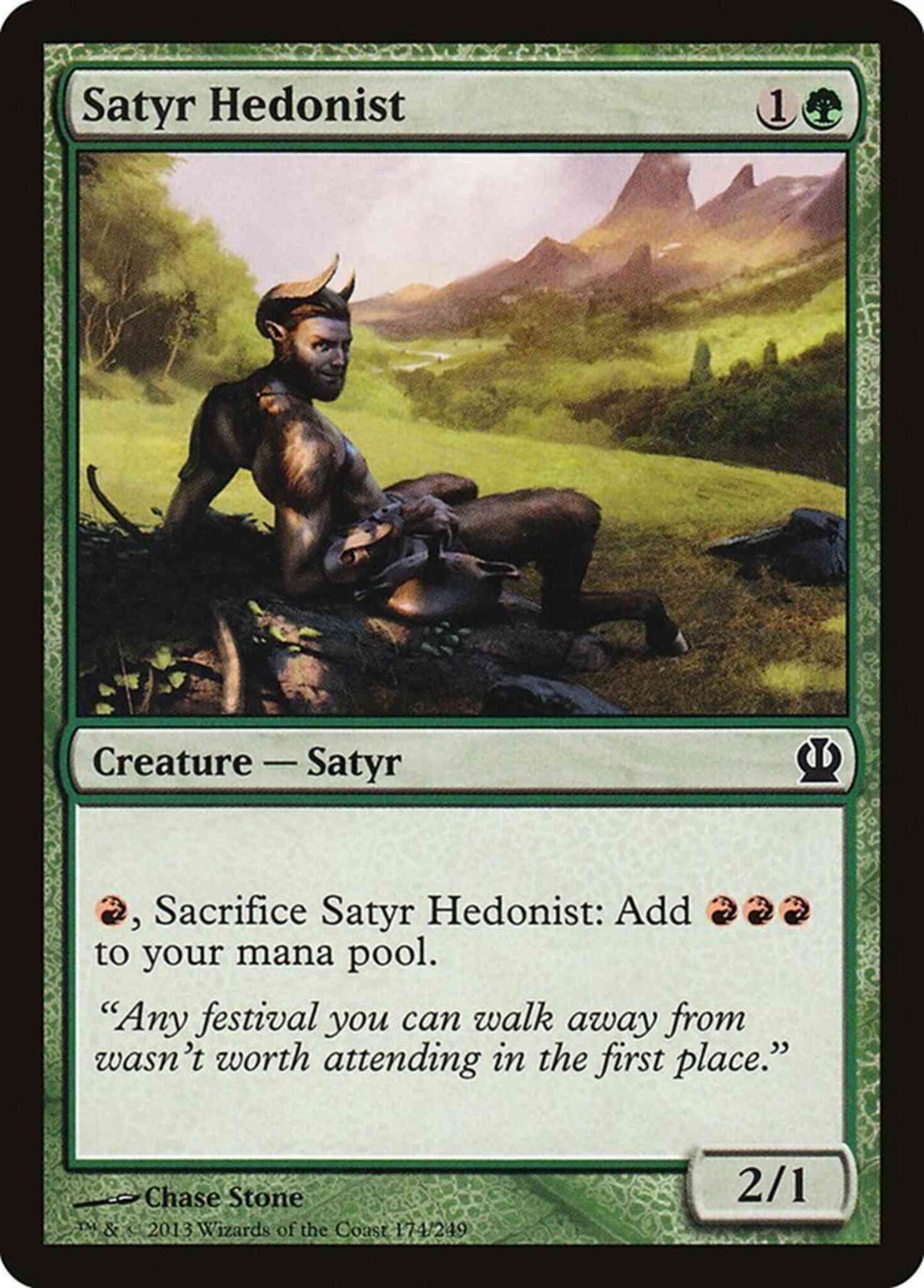 Satyr Hedonist [174] [Theros] [Non-Foil]