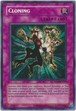 Cloning - 2020 Date Reprint - RP01-EN094 - Secret Rare - Unlimited
