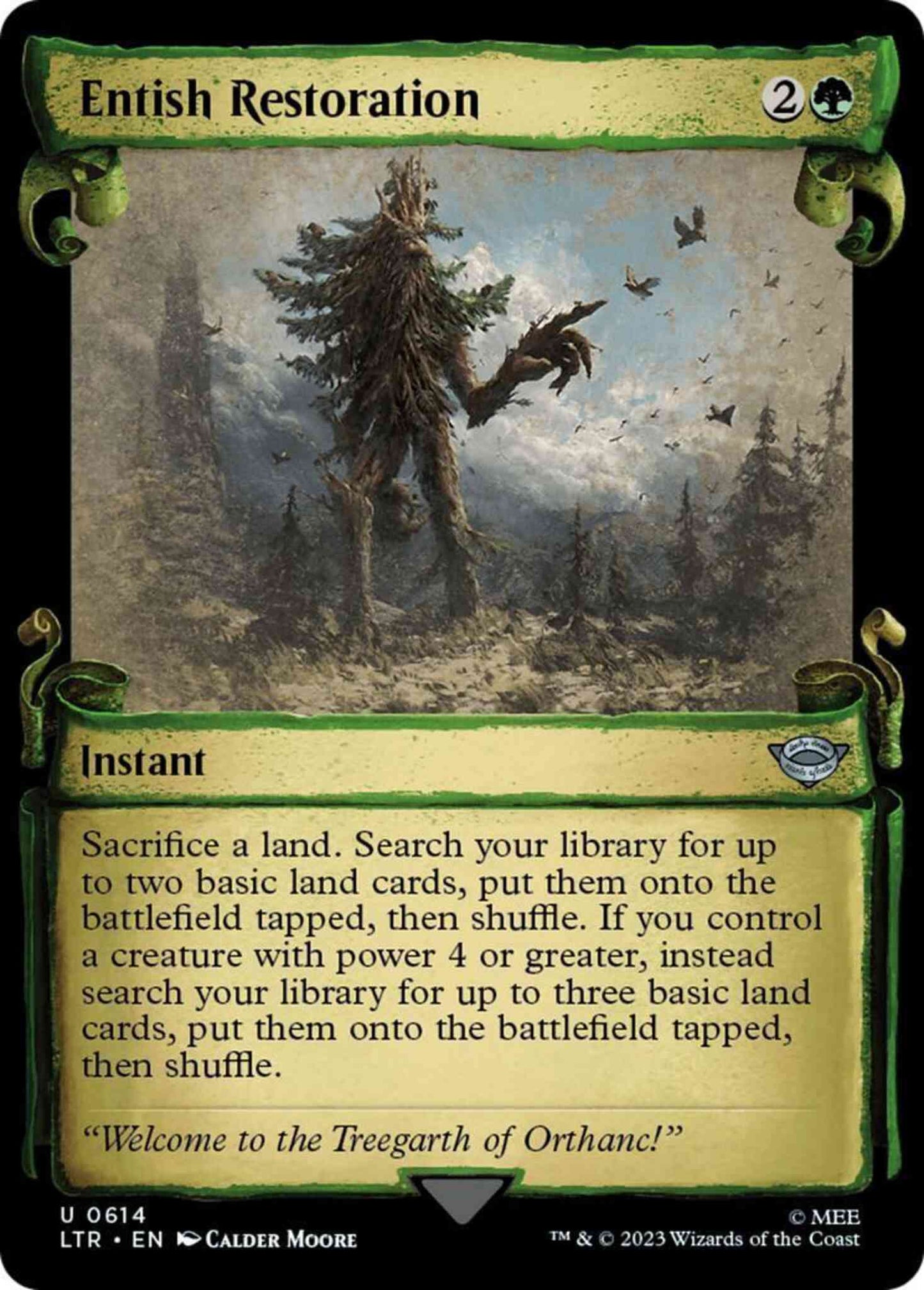 Entish Restoration [614] [Scrolls Showcase] [The Lord of the Rings: Tales of Middle-earth] [Non-Foil]