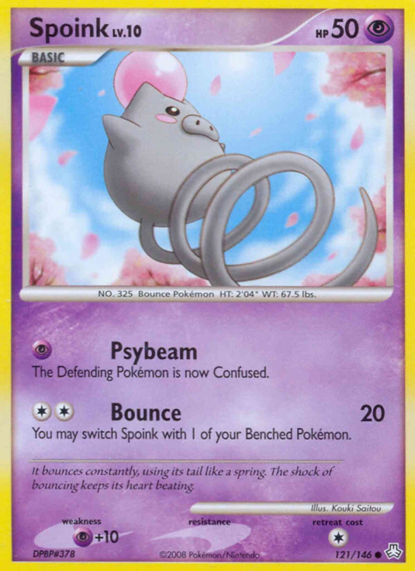 Spoink - 121/146 - Common [dp6-121] [Non-Holo]
