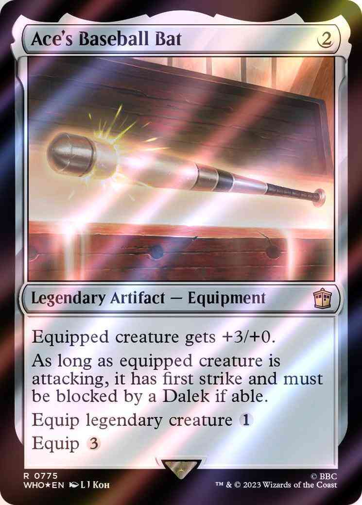 Ace's Baseball Bat [775] [Universes Beyond: Doctor Who] [Surge Foil]