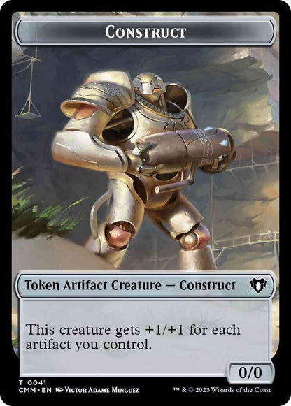 Construct Token (41) // Spirit Token (39) [Commander Masters: Tokens] [Non-Foil]