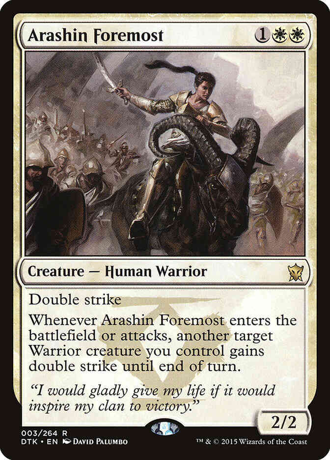 Arashin Foremost [3] [Dragons Of Tarkir] [Non-Foil]
