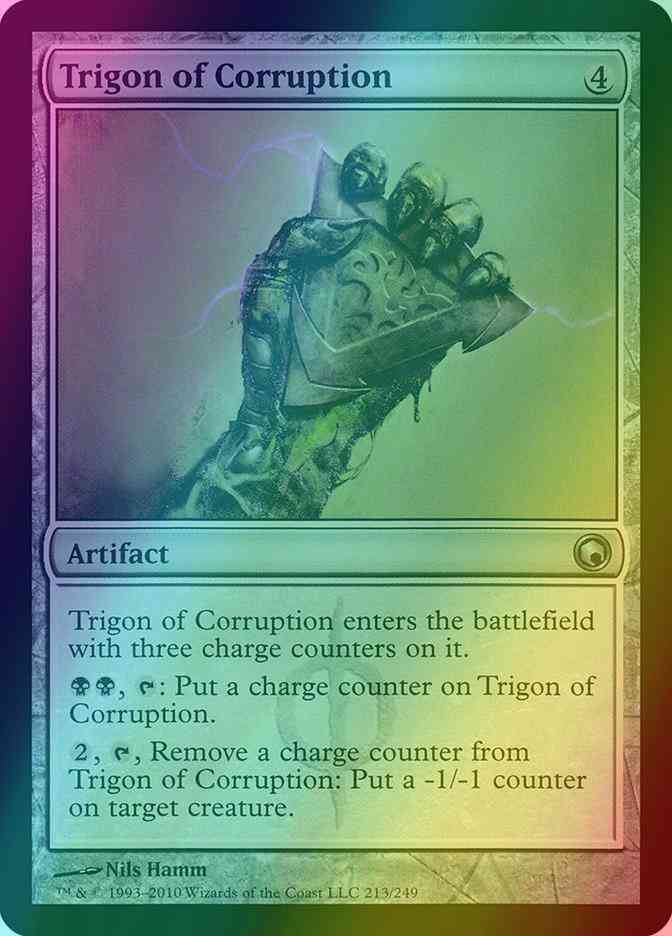Trigon of Corruption [213] [Scars Of Mirrodin] [Foil]