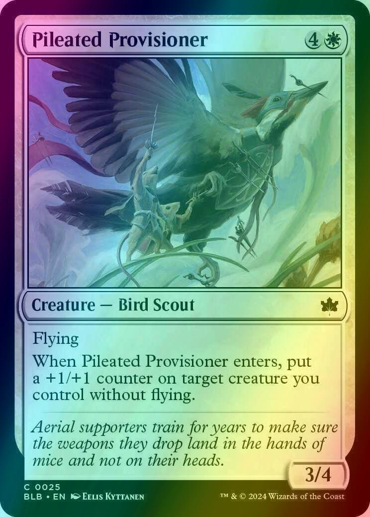 Pileated Provisioner [25] [Bloomburrow] [Foil]