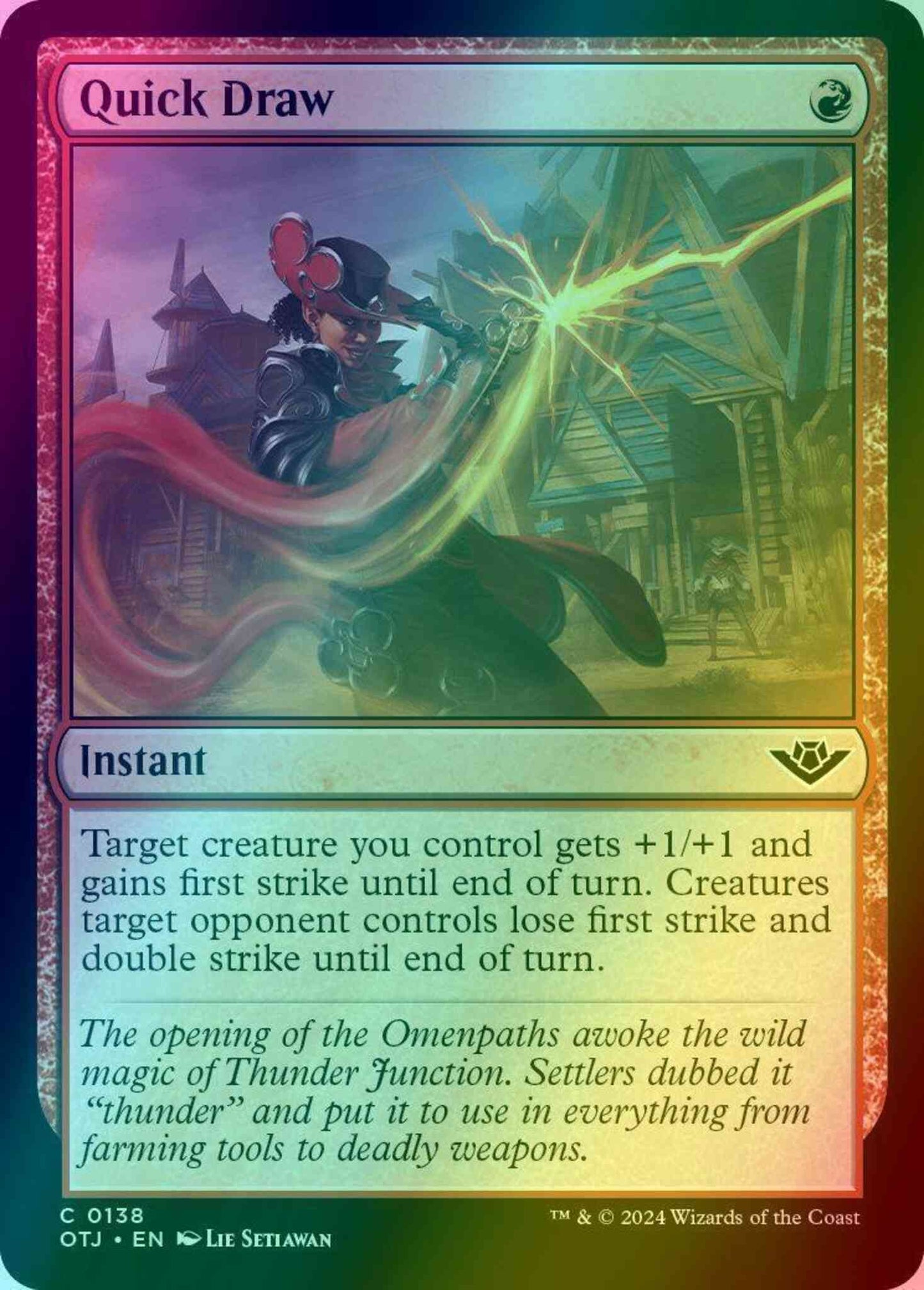 Quick Draw [138] [Outlaws of Thunder Junction] [Foil]