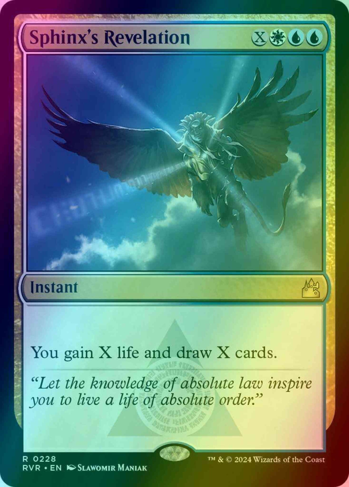 Sphinx's Revelation [228] [Ravnica Remastered] [Foil]