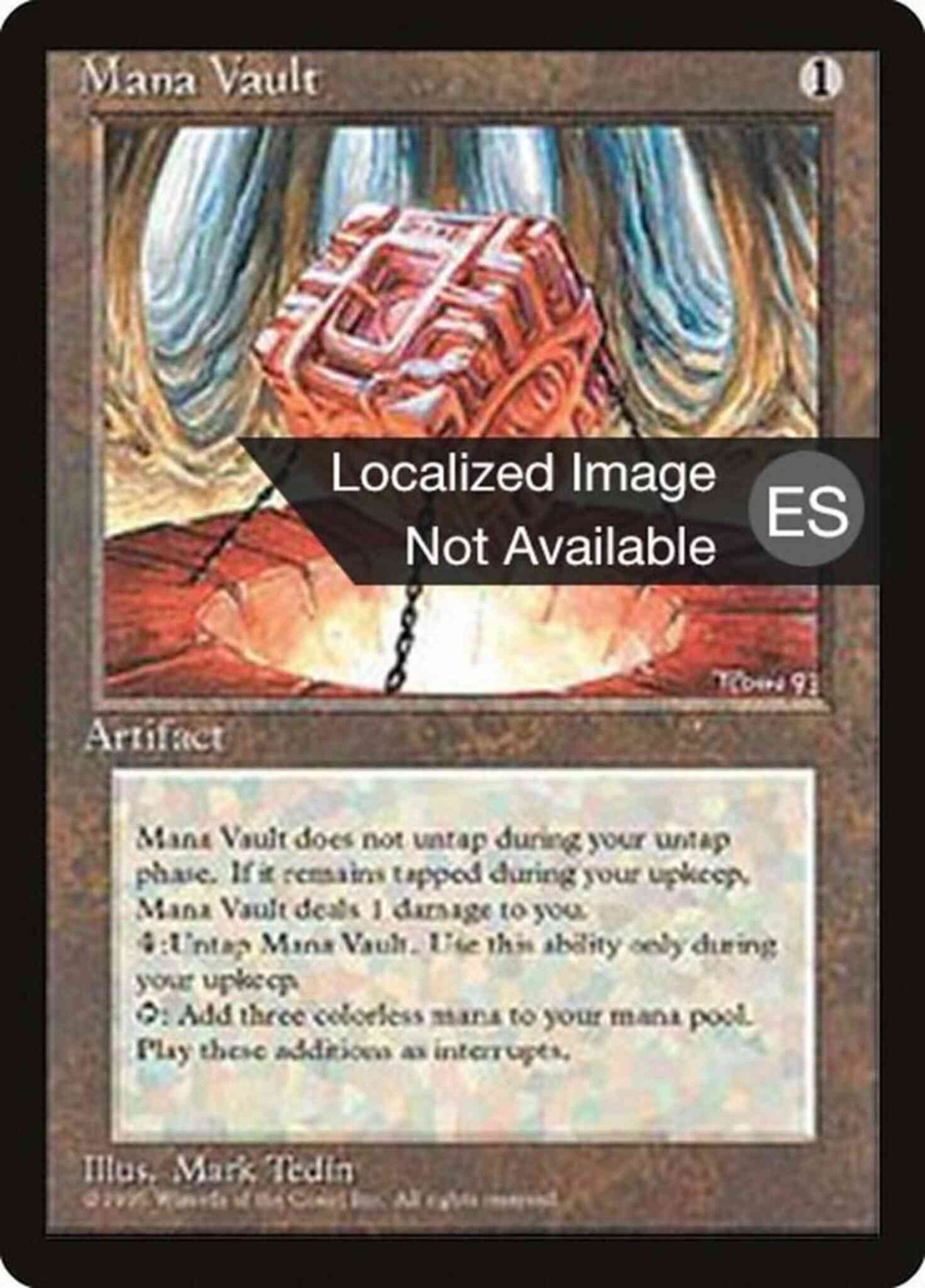 Mana Vault - Chinese [334] [Fourth Edition Black Border: Chinese] [Non-Foil]