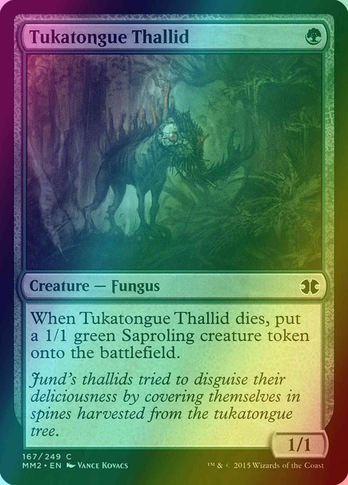 Tukatongue Thallid [167] [Modern Masters 2015] [Foil]